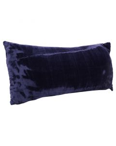 Cojín body pillow rectangular peludo 36 x 90 x 20 cm azul marino