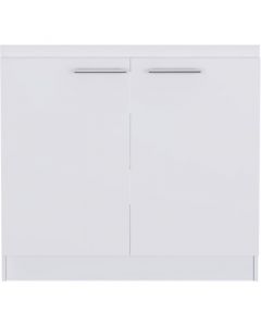 Mueble de cocina para lavaplatos, 99 x 87 x 50cm, blanco