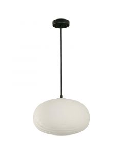 Lámpara colgante moderna negro y blanco e27 24225-2