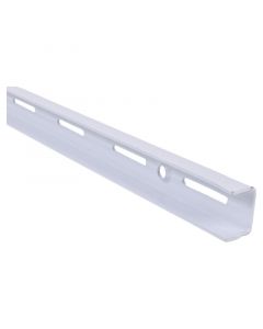 Riel simple 50 cm metal blanco