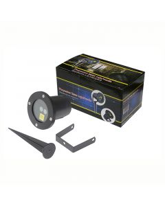 Proyector de luces de navidad negro generic