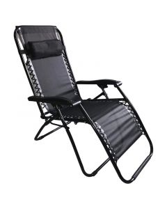 Silla cero gravedad 90 x 65 x 110 cm basic living