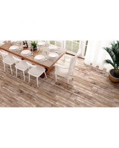 Piso cerámico 20 x 66 cm Taiga terra 1.09 m² x caja