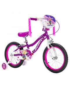 Bicicleta rali bella 16" niña con ruedas auxiliares
