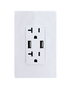 Tomacorriente tr con usb color