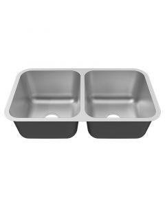 Lavatrastos acero inoxidable submontar 2 fosas 81 x 46 cm Aqua Nuova