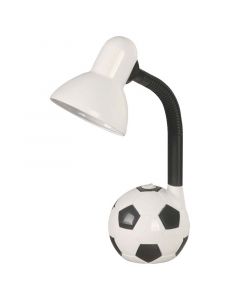 Lámpara mesa 1 luz balón futbol blanca e27