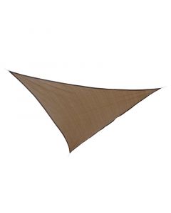 Toldo vela triangular 3,7 x 3,7 x 3,7 m  beige