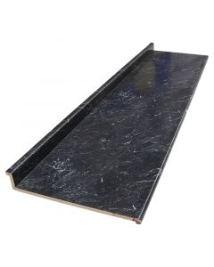 TOP COCINA LAMINADO, 2X12PIE, BLACK GRANITE