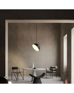 Lámpara colgante moderna negro mate 1 luz 24674-2