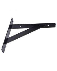 Ménsula reforzada 20 x 18.5 cm negra 165 lb