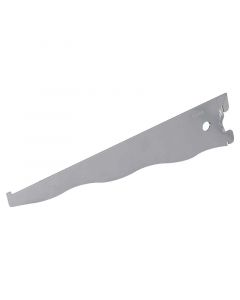 Ménsula para riel simple 30 x 7 cm gris 44 lb