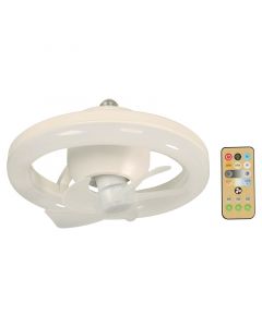 Ventilador oscilante enroscable led 22 w e27 3.000 a 6.500 k 1.870 lm designers