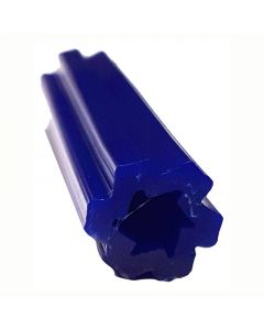 Tarugo estándar azul plástico x 3/8" blister 12 u