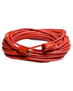 Extensión eléctrica 16 awg 30 m naranja uso pesado