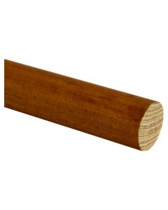 Cortinero de madera liso marrón 1.38" 150 cm