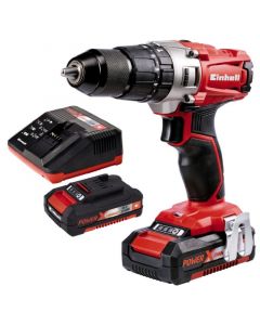 Kit percutor inalámbrico 1/2" 18v incluye 2 baterias+ 1 cargador einhell