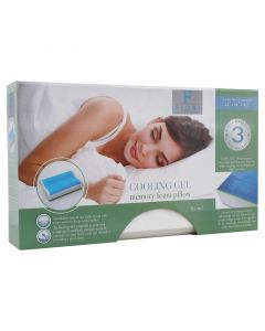 Almohada memori, foam, con gel, 24 x 14 x 4,5''