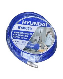 Manguera de aire reforzada 1/4" 120 psi 5 m Hyundai