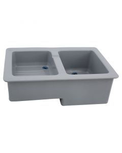 LAVADERO PLASTICO GRIS