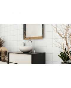 Azulejo cerámico 20 x 20 cm Nápoli blanco 1 m² x caja