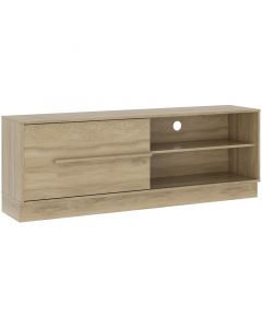 Mueble TV MDP noce puerta corrediza 54,5 x 154,6 x 34,5 cm