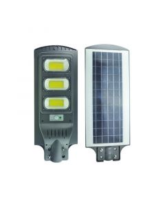 Lampara de calle solar 80w con brazo y sensor de movimiento