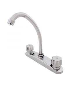 GRIFO PARA COCINA, 8'' POMO, CUELLO ALTO
