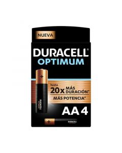 Baterias optimum duracell aa 4u