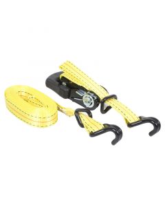 CORREA RATCHET CON GANCHO  2.54 CM X 4.8 MT 1000 LIBRAS