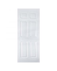 Puerta entamborada hdf colonial 100 x 207 cm 35 mm blanco