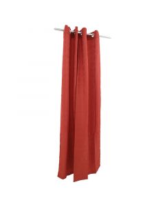 Cortina semitraslucida naranja 228x137 cm