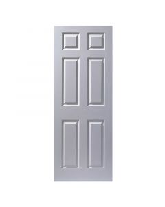Puerta entamborada hdf colonial no ajustable 90 x 207 cm 40 mm blanco