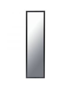 Espejo 120 x 30cm, marco negro