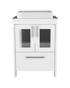 Mueble para lavamanos Hilda 81.2 x 60.9 x 50.8 cm blanco 1 cajón