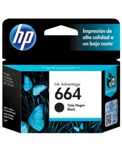 CARTUCHO DE TINTA NEGRA HP664