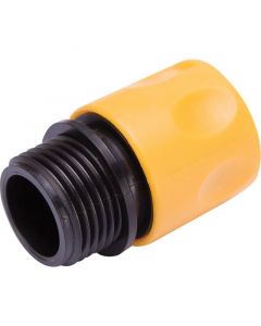 Adaptador macho 1 - 1/4" plástico conexión rápida