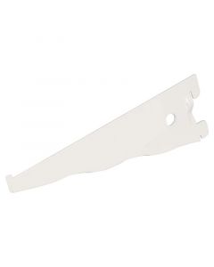 Ménsula para riel simple 20 x 7 cm blanca 44 lb