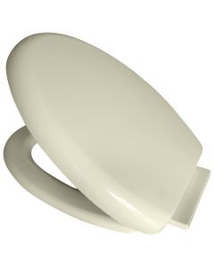 Tapa para inodoro elongado plástica modelos Ronco y Senio bone cierre lento Aqua Nuova