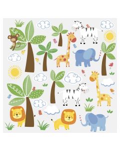 Sticker decorativo amigos de la selva