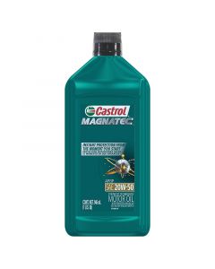Aceite castrol, magnetec, 20w50, 1/4 galón