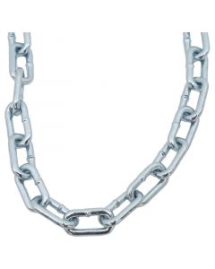Cadena galvanizada grado 30 3/16" eslabon corto (precio por metro)