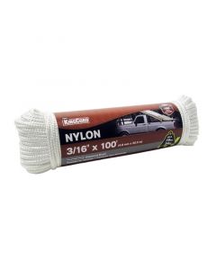 CUERDA TRENZADA DE NYLON DIAMANTE DE 3/16 PULG., 30 METROS Y