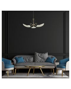 Lámpara colgante diseño moderno 3 luces e27 21639