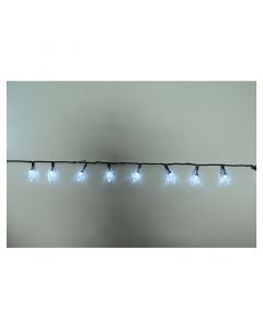 Luces navideñas led copos 200 leds 12,6 m luz blanca