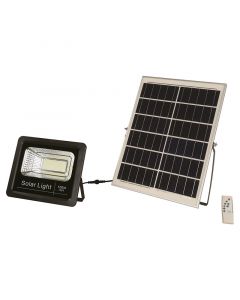 Reflector negro solar para exterior LED 100 W luz fría con control remoto General Lighting