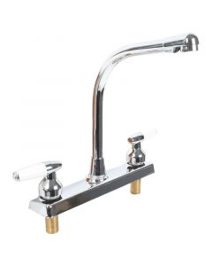 GRIFO PARA COCINA, CUELLO ALTO, PALANCA CON PLASTICO