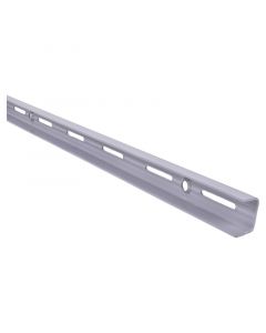 Riel simple 50 cm metal gris