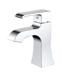 Grifo lavamanos cuello bajo bacci cromo pulido monomando