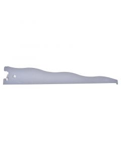 Ménsula para riel simple 40 x 7 cm gris 44 lb